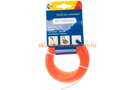 Леска на картоне Звезда (15 м; 2 мм) МастерАлмаз 10505031