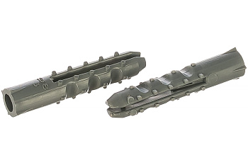 Дюбель распорный "ЕЖИК" полипропиленовый 25 шт. (8х40 мм; ТФ6) ЗУБР 4-301066-08-040