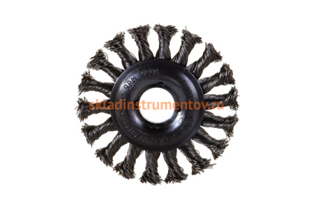 Щетка цилиндрическая со жгутовой нержавеющей проволокой Эксперт 563 (100 мм; 22.2 мм) Профоснастка 20806003