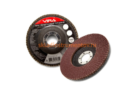 Круг лепестковый торцевой (115х22.2 мм; P40) Vira 559040