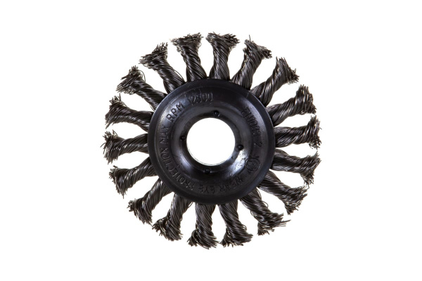 Щетка цилиндрическая со жгутовой нержавеющей проволокой Эксперт 563 (100 мм; 22.2 мм) Профоснастка 20806003