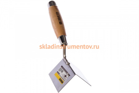 Кельма 80х60х60мм (угловая, нержавеющая, внешняя) Biber 35422 тов-048274