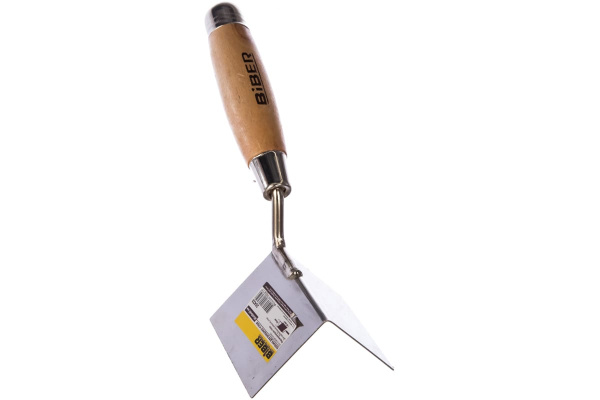 Кельма 80х60х60мм (угловая, нержавеющая, внешняя) Biber 35422 тов-048274