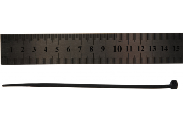 Нейлоновые хомуты-стяжки Сибин 3.6х150 мм черные 100 шт. 3788-36-150