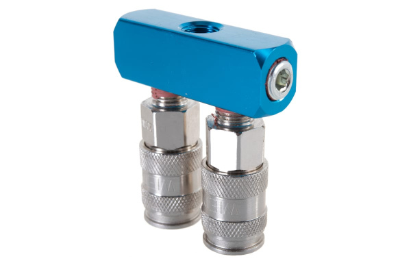 Разветвитель пневматический (1/4"; рапид EURO) WIEDERKRAFT WDK-82ML