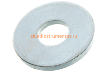 Кузовная шайба ЗУБР DIN 9021, 6 мм, 18 штук, оцинкованная 303826-06