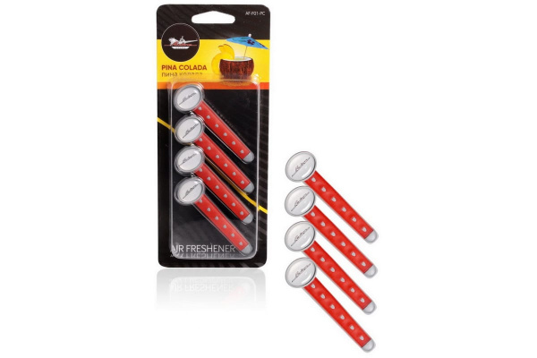 Ароматизатор на дефлектор Airline Клипса пина колада AF-F01-PC