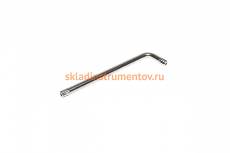 Г-образный экстра длинный ключ ROCKFORCE TORX T60H с отверстием RF-76760XL