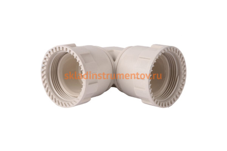 Соединитель угловой "ШиреФит" (16 мм; 90°) для трубопровода Зубр 51497-16