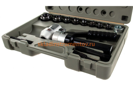 Гидравлический ручной угловой пресс для пробивки отверстий КВТ ПГРОу-60А 66535 Гидравлический ручной угловой пресс для пробивки отверстий КВТ ПГРОу-60А 66535