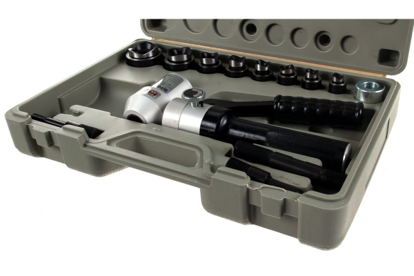 Гидравлический ручной угловой пресс для пробивки отверстий КВТ ПГРОу-60А 66535 Гидравлический ручной угловой пресс для пробивки отверстий КВТ ПГРОу-60А 66535