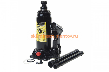 Гидравлический бутылочный домкрат Эврика с клапаном, 4 т, ремкомплект ER-80041