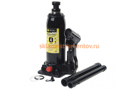 Гидравлический бутылочный домкрат Эврика с клапаном, 4 т, ремкомплект ER-80041