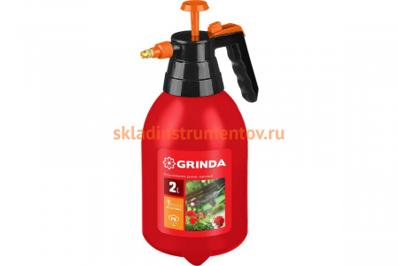 Ручной помповый опрыскиватель Grinda PS-2 2 л, колба из полиэтилена 425053