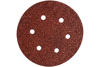 Круг шлифовальный на липучке для обработки дерева (150 мм; Р40; 6 отверстий) KLINGSPOR 270289