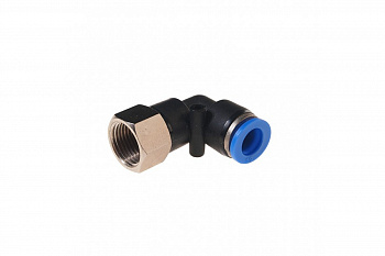 Фитинг угловой для пластиковых трубок (10 мм; 3/8F) ROCKFORCE RF-SPLF10-03