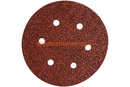 Круг шлифовальный на липучке для обработки дерева (150 мм; Р40; 6 отверстий) KLINGSPOR 270289