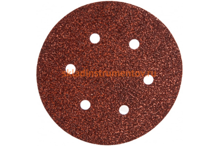 Круг шлифовальный на липучке для обработки дерева (150 мм; Р40; 6 отверстий) KLINGSPOR 270289