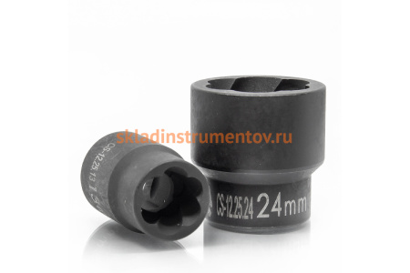 Короткая спиральная головка 24 мм на 1/2" СТАНКОИМПОРТ CS-12.25.24