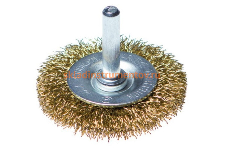 Щетка-крацовка со шпилькой для дрели, 50 мм РемоКолор 45-3-105