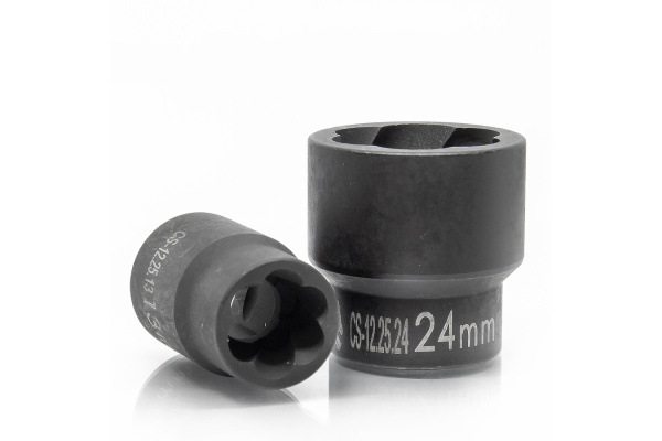 Короткая спиральная головка 24 мм на 1/2" СТАНКОИМПОРТ CS-12.25.24