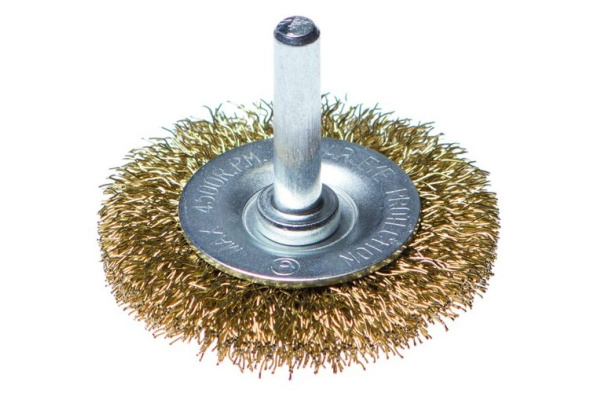 Щетка-крацовка со шпилькой для дрели, 50 мм РемоКолор 45-3-105