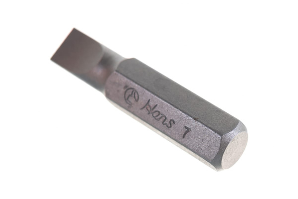Бита шлицевая короткая (SL 7; 5/16") Hans 012-4M07