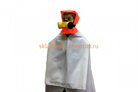 Самоспасатель универсальный фильтрующий "Шанс"-Е с полумаской СПЕЦ