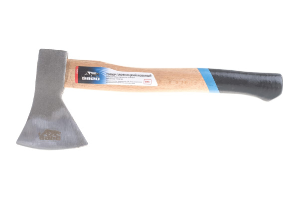 Плотницкий топор БАРС кованый, деревянная рукоятка, 600гр. 21652