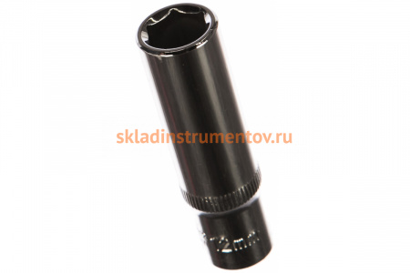 Головка торцевая глубокая 3/8" DR (12 мм) для гайковертов Ombra 138112