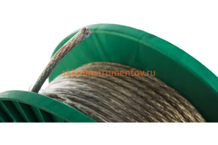 Металлополимерный трос СИБРТЕХ прозрачный ПР-5,0 47639 Металлополимерный трос СИБРТЕХ прозрачный ПР-5,0 47639