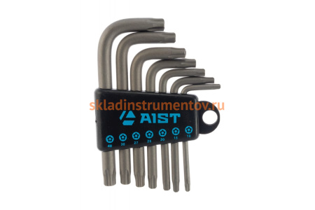 Набор ключей Г-образных TORX 5-лучевые 7 предметов AIST 1054107TS 00-00017267