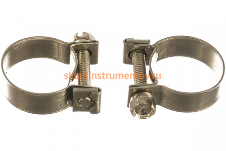 Металлические хомуты СИБРТЕХ, MINI 18-20мм, ширина 9мм, винтовой, W4, 2шт 475073