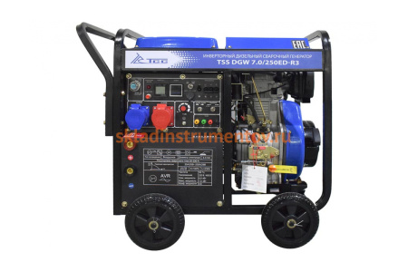 Инверторный дизельный сварочный генератор ТСС DGW 7.0/250ED-R3 026497