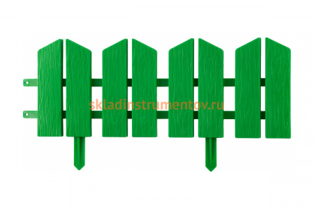 Декоративный бордюр Grinda Летний сад 16x300 см зеленый 422225-G