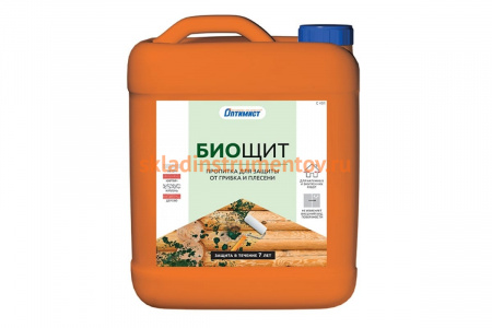 Пропитка Оптимист Биощит для защиты от грибка и плесени С401 5 л OPI012