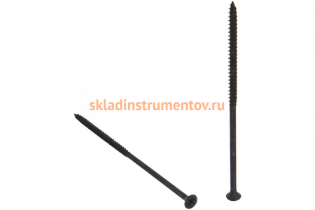 Универсальные саморезы Зубр оксидированные по дереву/металлу, PH2, 4,8x125мм, ТФ7, 10шт 4-300017-48-125