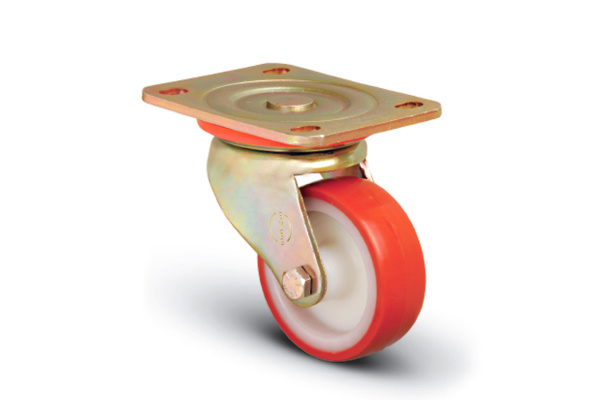 Колесо сверхмощное полиуретановое поворотное 125 мм MFK-TORG ED01-ZBP-125