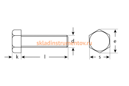 Болт ЗУБР ГОСТ 7798-70 M5 x 10 мм 5 кг кл. пр. 5.8 оцинк.  303080-05-010
