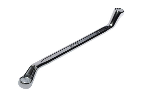 Накидной ключ FORCE 75 град., 10х12 мм 7591012