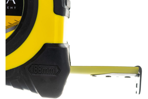 Рулетка ЭВРИКА 7.5м 25мм YELLOW профессиональная Pro-Grade с держателем ER-59725