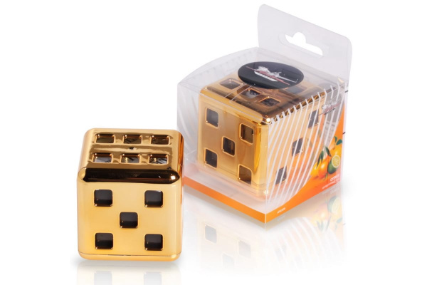 Ароматизатор на панель Airline Куб цитрусовый сад AFKU038