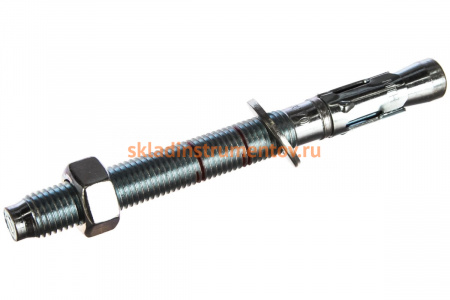 Клиновой анкер Kraftool оцинкованный, М16x170, 10 шт 302184-16-170