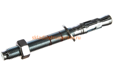 Клиновой анкер Kraftool оцинкованный, М16x170, 10 шт 302184-16-170