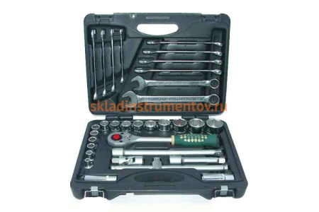 Набор инструмента с 6-ти гранными SL головками 32 предмета FORCE 4324-7