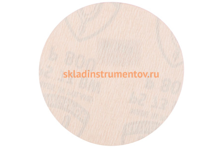 Круг шлифовальный на липучке для обработки красок, лаков и шпаклевок (125 мм; Р800) KLINGSPOR 306613