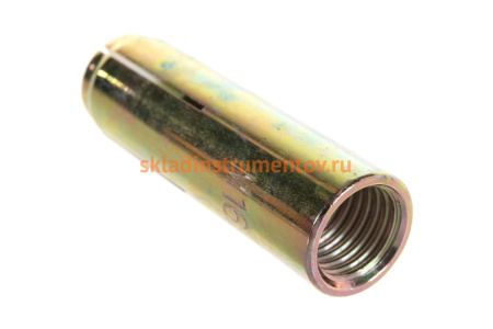 Анкер с внутренним конусом Зубр желтопассивированный, 16x65мм, ТФ6, 1шт 4-302056-16-065