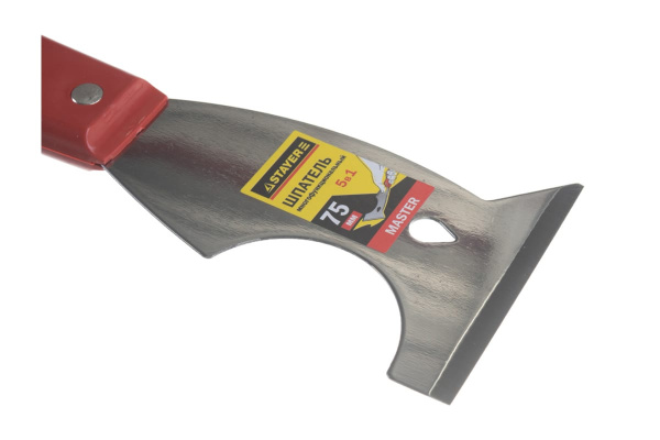 Многофункциональный шпатель с пластмассовой ручкой STAYER 10031