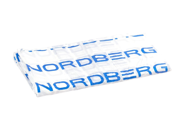 Пакет для шин NORDBERG ПНД 110х110см 18мкм белый с логотипом /100 шт./ ЦБ-00007034