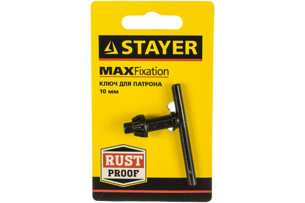Ключ для патрона дрели, 10 мм STAYER 29057-10